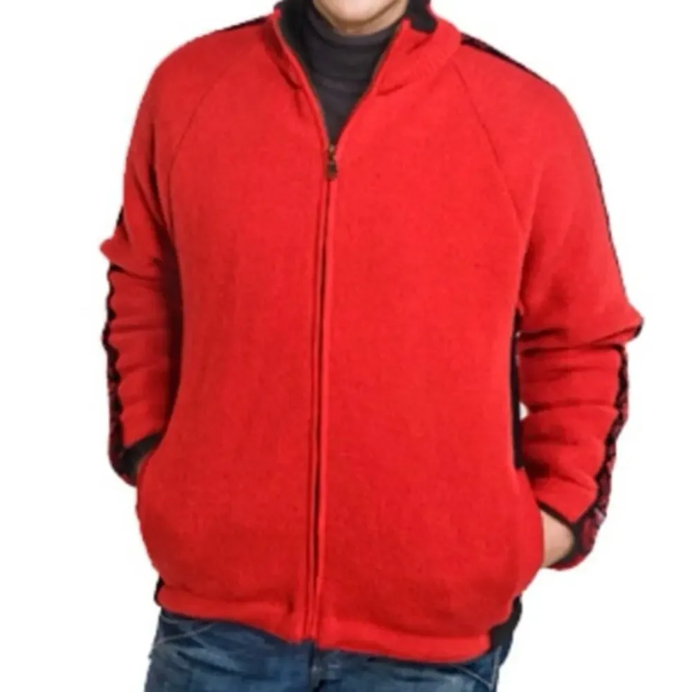 NORSKWEAR 100% Wool Full Zip Cardigan Sweater Jacket Vintage Unisex Size Small‎ - Picture 2 of 14